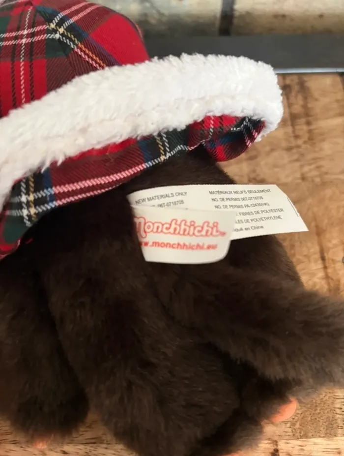 Peluche monchhichi hiver vintage - photo numéro 3