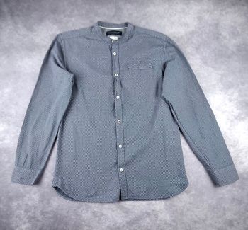 Chemise Jack & Jones Premium - Col Officier - Bleue à motifs - Taille L - État Nickel