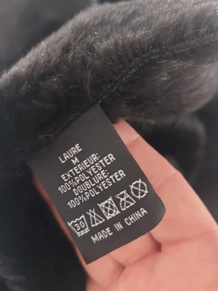 Beau manteau noir et chaud - photo numéro 7