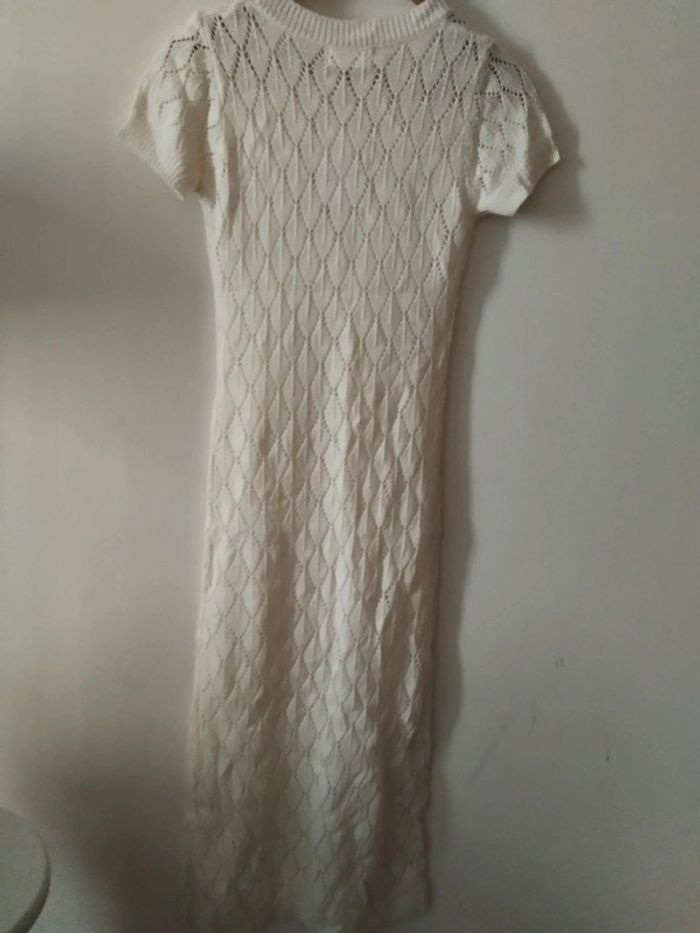 Robe tricot abricot taille 36/38 - photo numéro 4