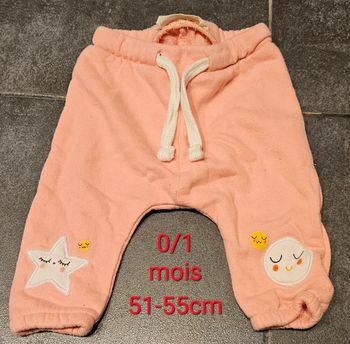 Pantalon / Jogging 0 / 1 mois, 51 - 55cm.