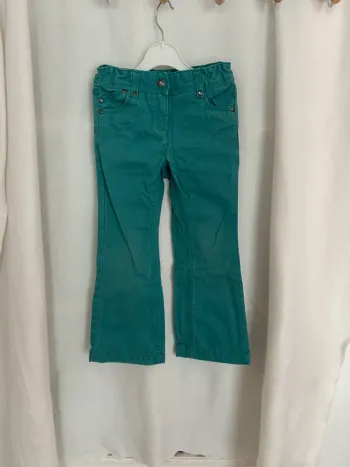 Pantalon bleu/ vert