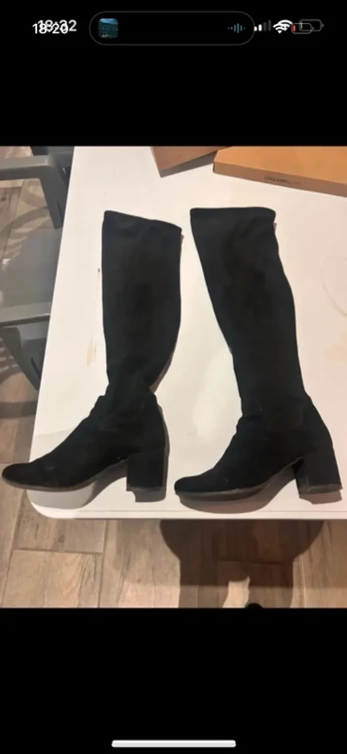 Cuissarde noir femme bottes longue H&M 37 - photo numéro 2
