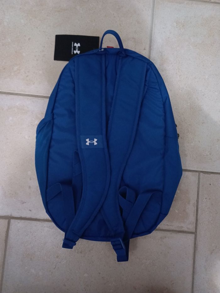 Sac à dos under armour neuf bleu et blanc - photo numéro 2