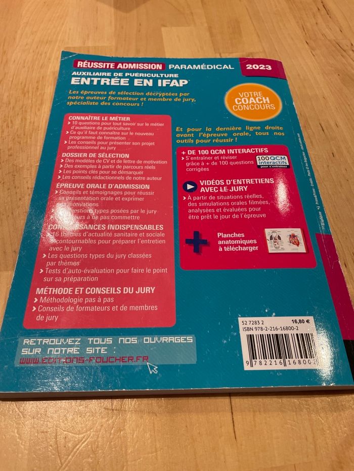 Livre pour passer le concours d'auxiliaire de puériculture - photo numéro 2