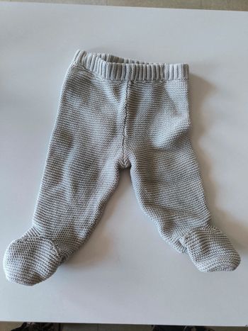 Pantalon avec pied hiver gris 6 mois