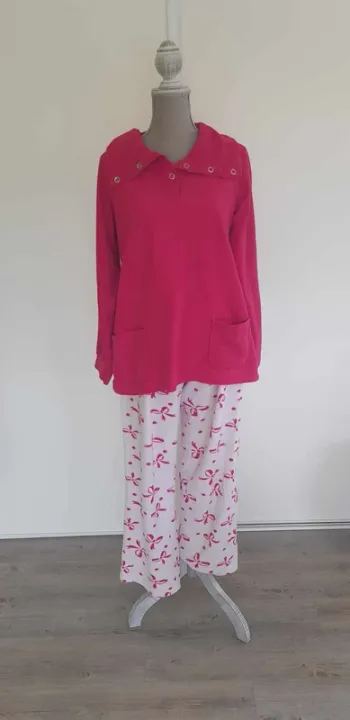 Pyjama 2 pièce polaire chaud d'hiver / pilou
