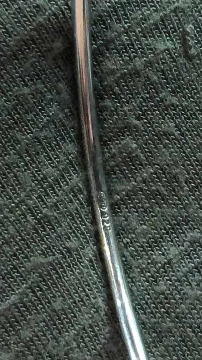 Bracelet jonc fin en argent - photo numéro 2