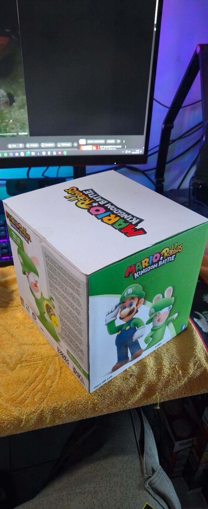 Figurine Luigi Lapin du Jeu Vidéo : Mario + Lapins Crétins Kingdom Battle - photo numéro 2