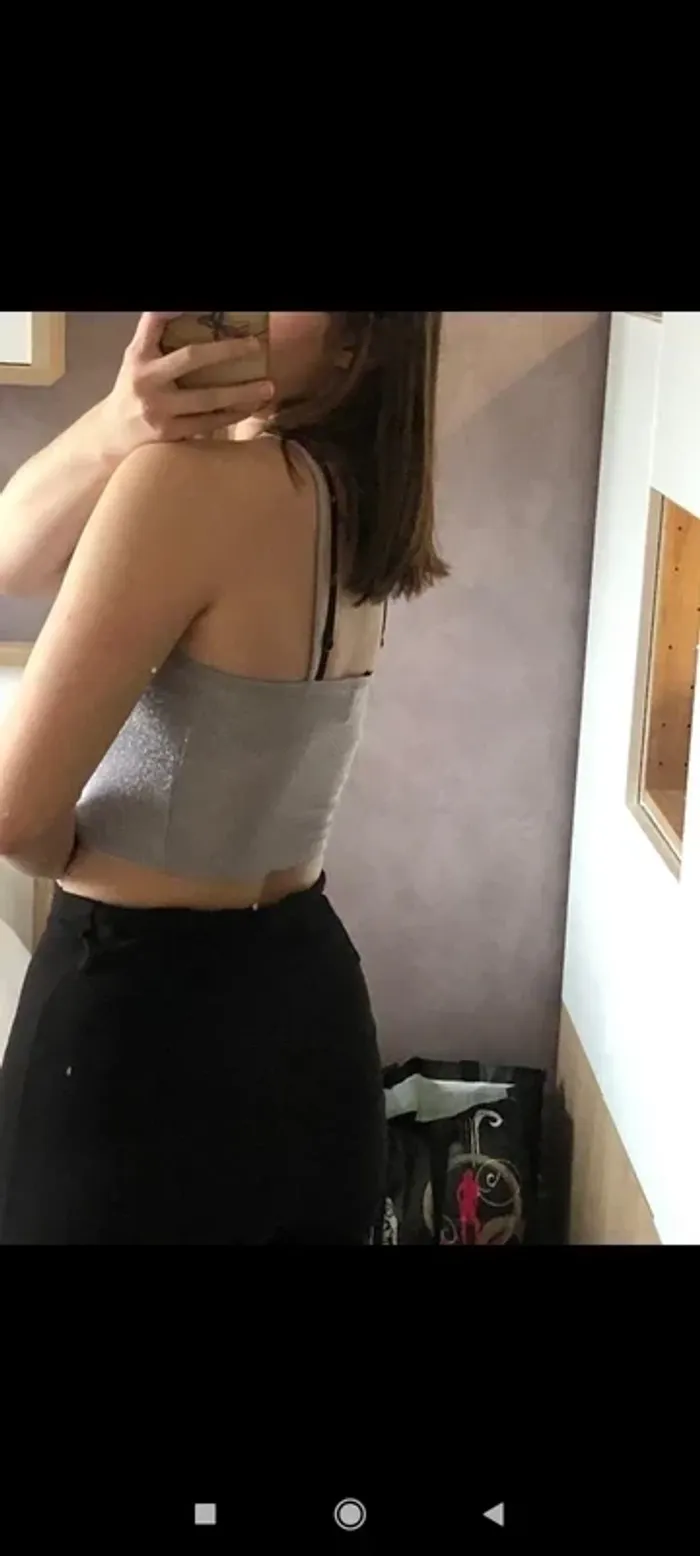 Débardeur femme violet pailleté Jennyfer S ttbe - photo numéro 8