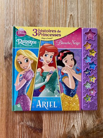 Livre sonore 3 histoires de princesses