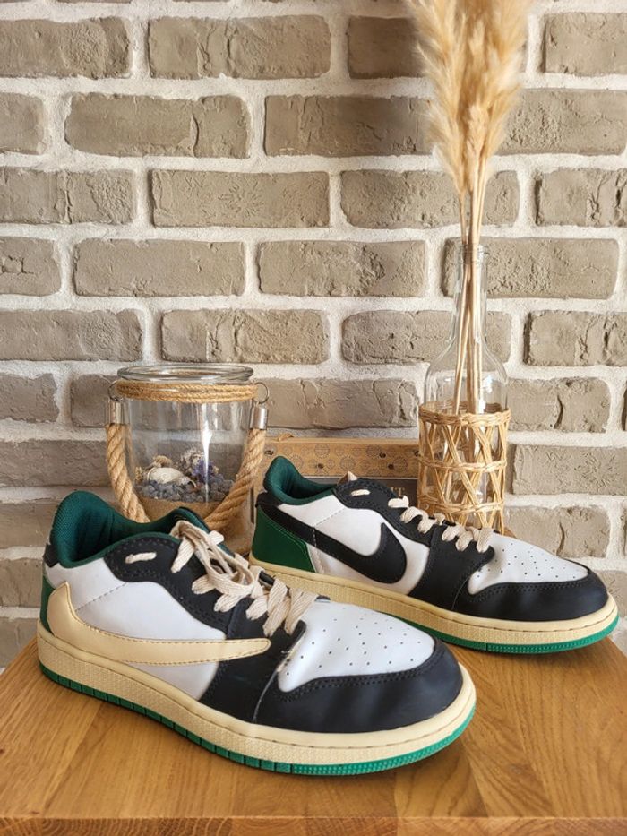 Baskets Nike air Jordan 1 low - Travis Scott - photo numéro 6