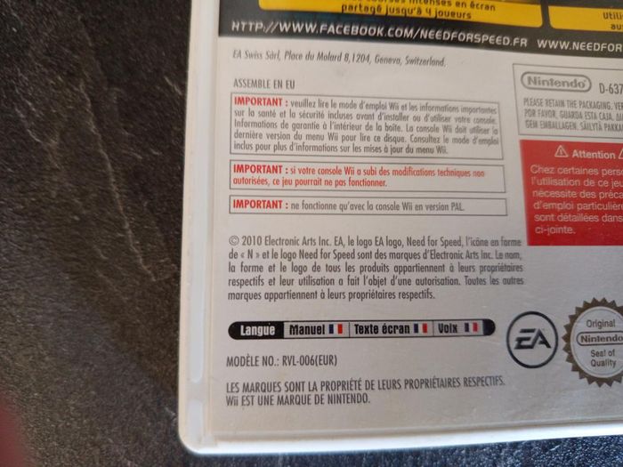 Nintendo - WII - Need for speed - Hot pursuit - photo numéro 4