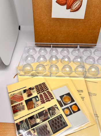 Box pour faire ses chocolats de Noël