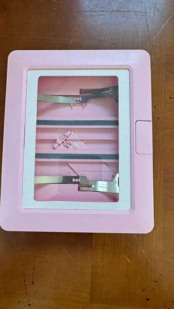 Cadre photo rose Showbox 9X13 cm