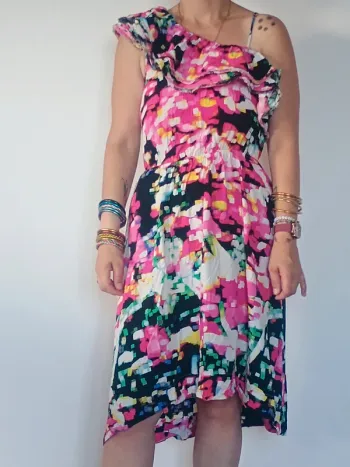 Robe longue H&M multicolore ete