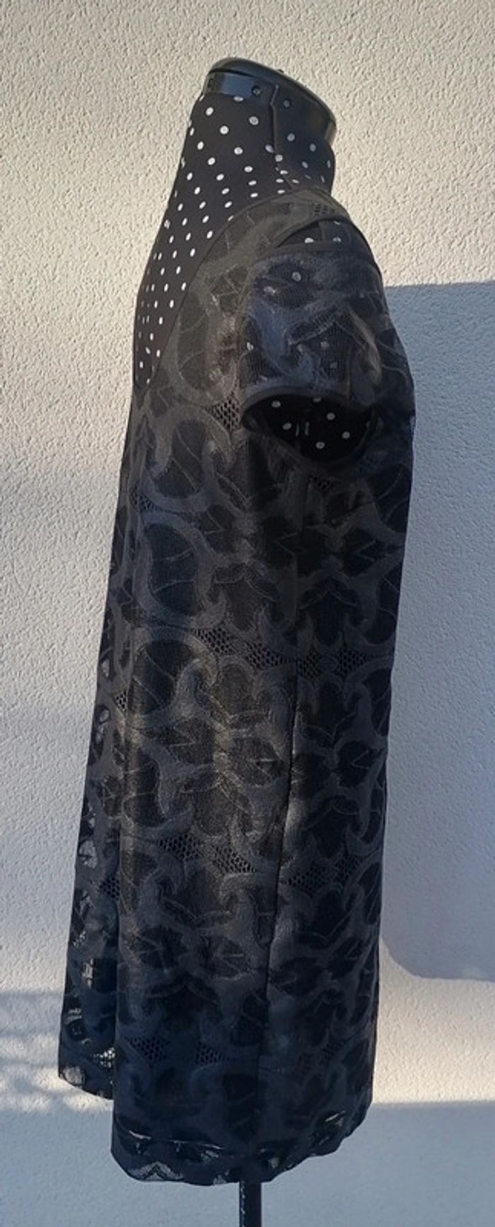 Robe courte fluide légère noir brillant Taille S Cop Copine - photo numéro 5