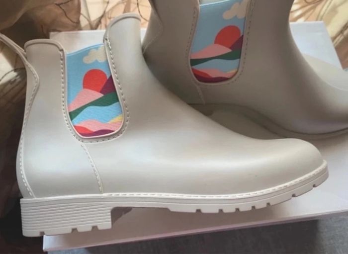 Bottes bottines de pluie Lorino Bocage France Arno taille 32 33 Neuves valeur 70e - photo numéro 2