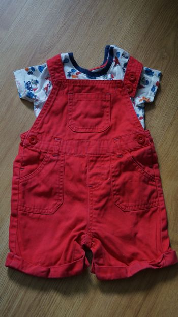 Ensemble salopette 9/12mois