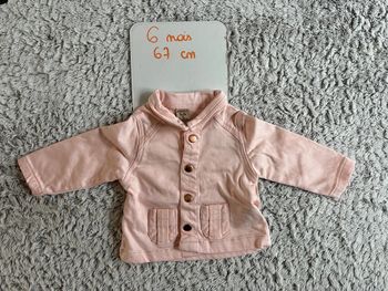 Veste en jean rose