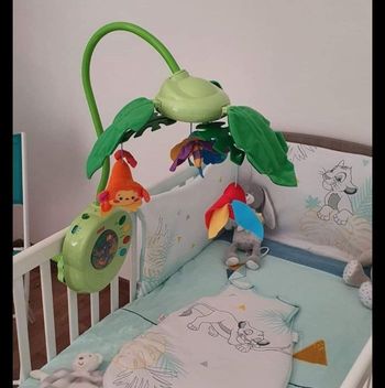 Mobile Veilleuse Musical Animaux Tropical Fisher Price