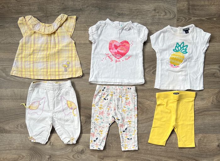 Lot printemps/été taille 3 mois (22 articles) H&M Catimini Kiabi la Cie des Petits Dirkje tex - photo numéro 4