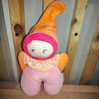 Poupée Lutin corolle rose et orange