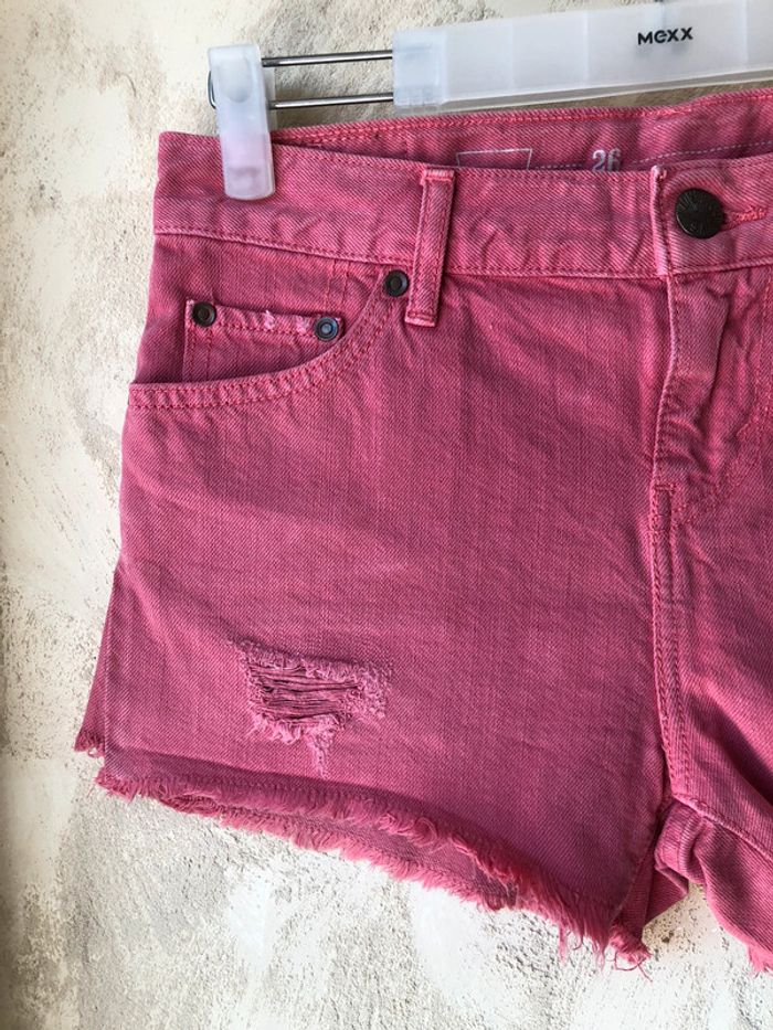 Short en jean corail Lévis W26 - photo numéro 3
