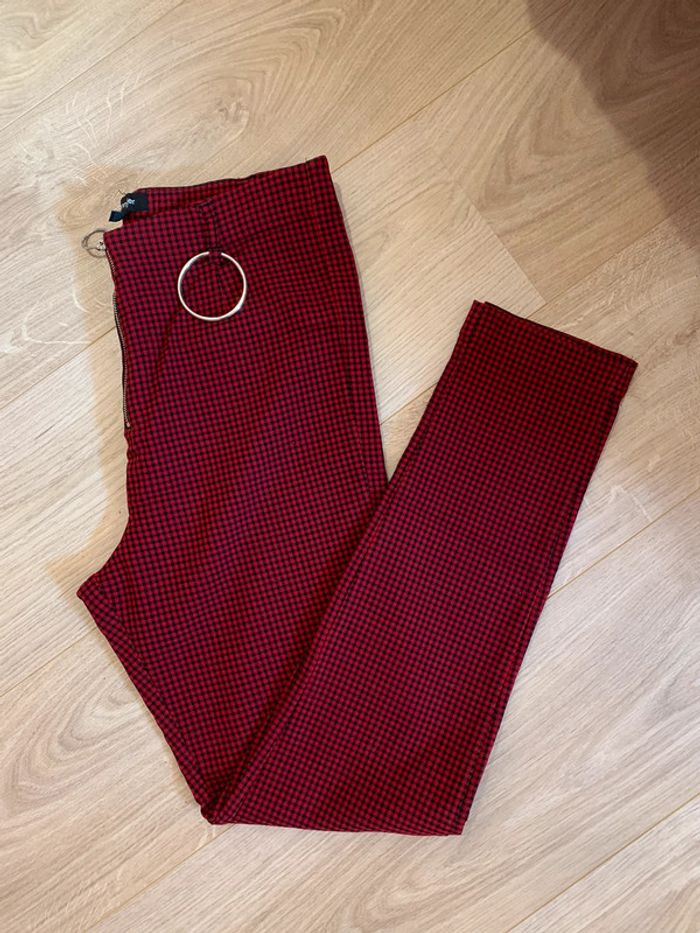 Pantalon à carreaux