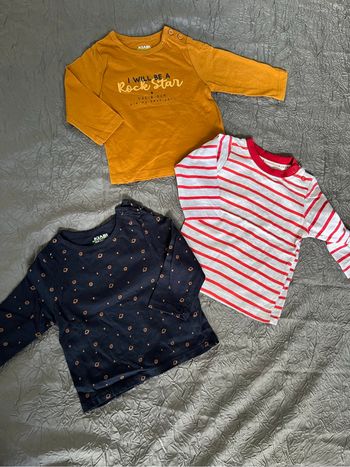 Lot 3 maillots manches longues