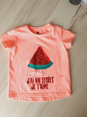 Vêtement bébé fille tee-shirt manches courtes Z Grain de blé 2 ans 24 mois