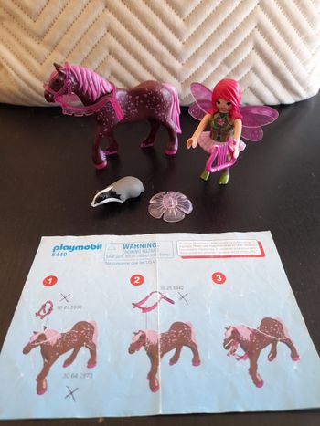 Playmobil 5449 Fée, cheval et blaireau