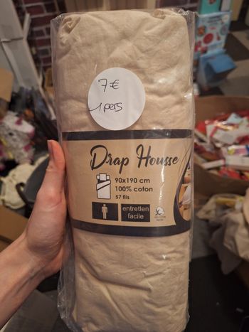 Drap housse 1 personne 