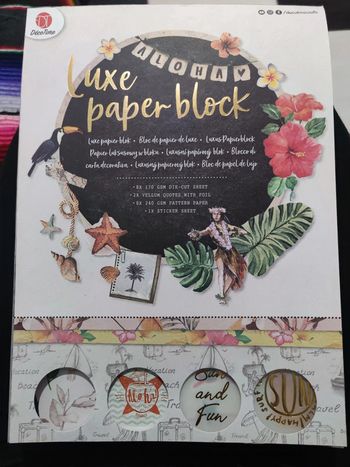 Luxe paper block