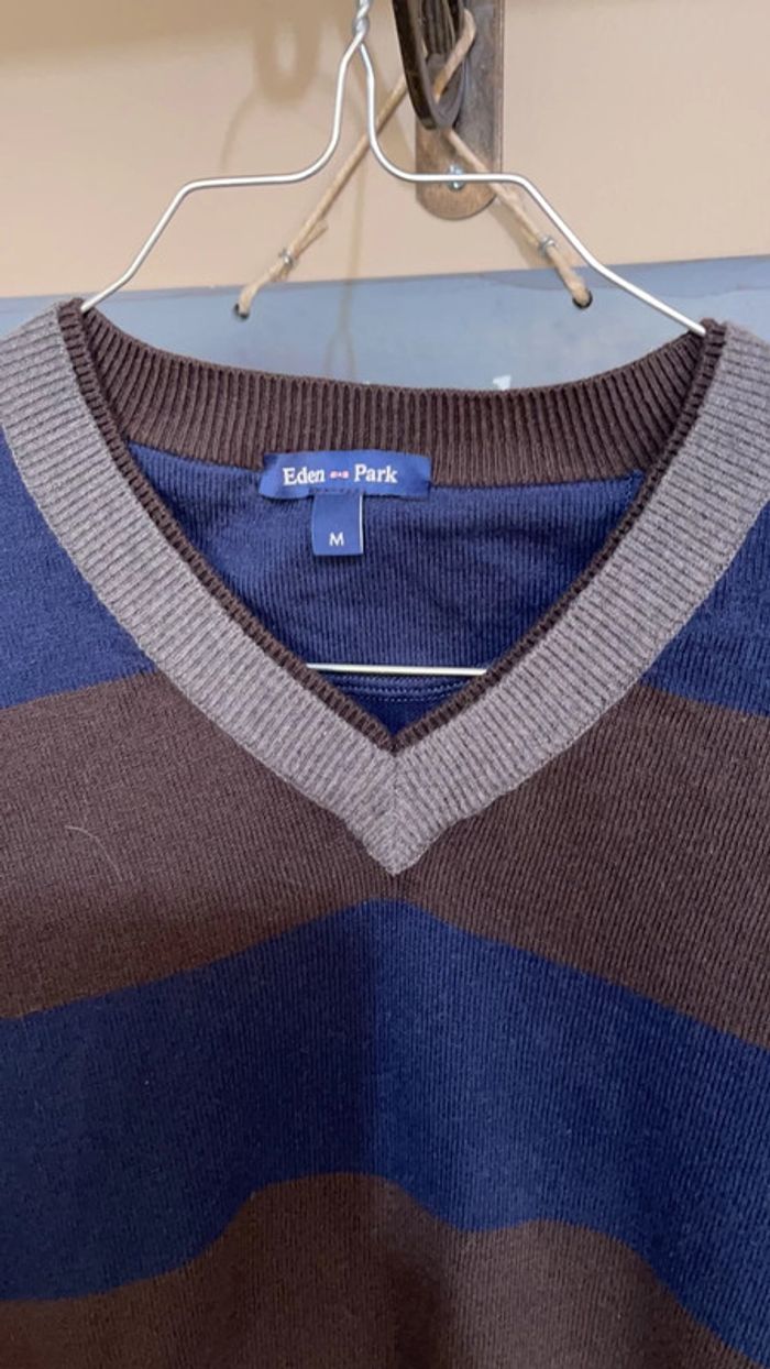 Pull col Homme laine Eden Park - photo numéro 2