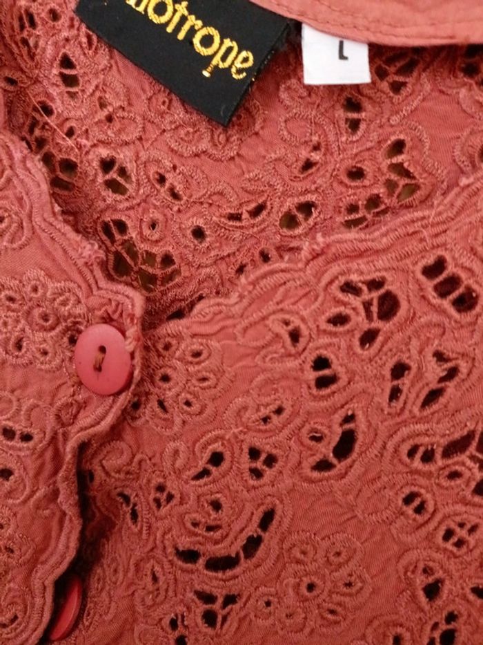 Blouse vieux rose Heliotrope - photo numéro 3