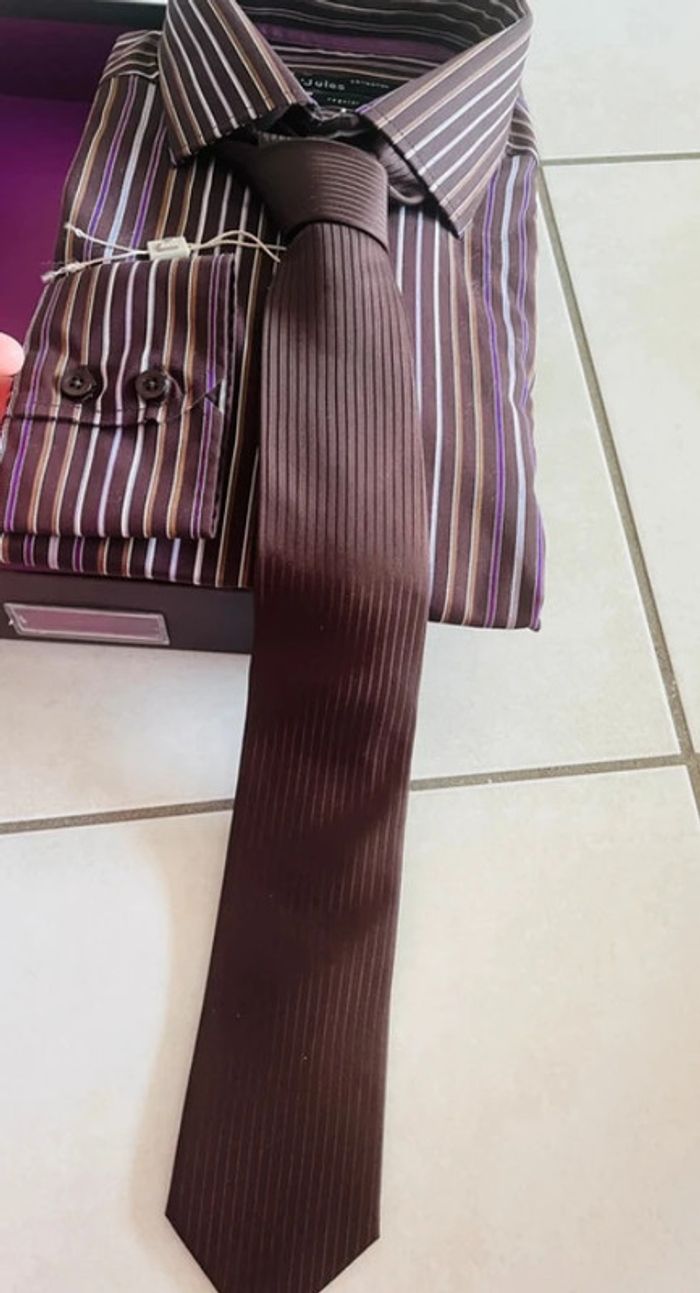 Coffret chemise + cravate Jules - photo numéro 5