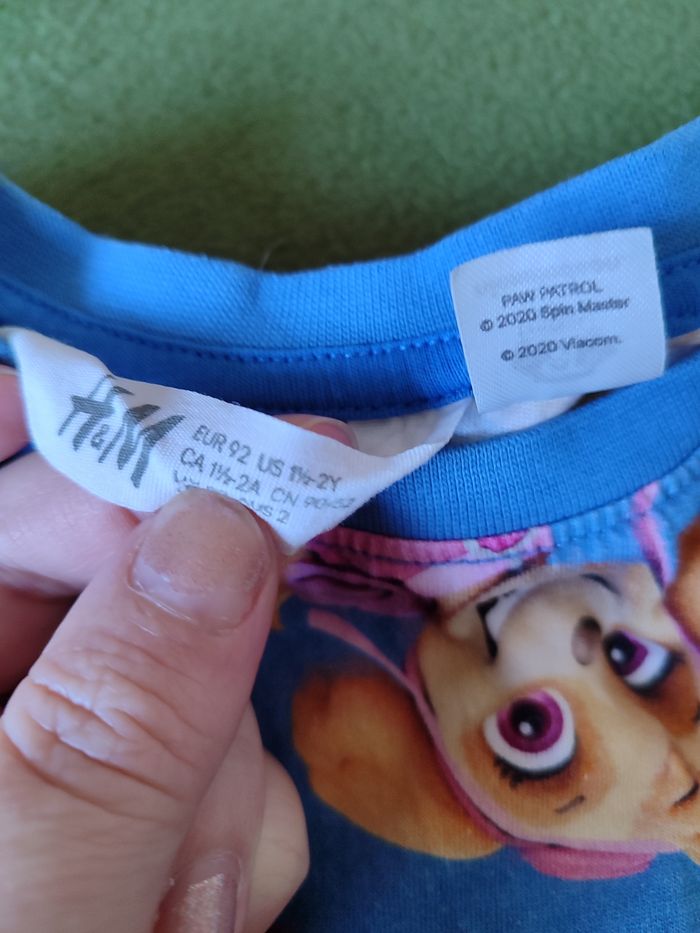 Tee shirt paw patrol 1/2 ans - photo numéro 2