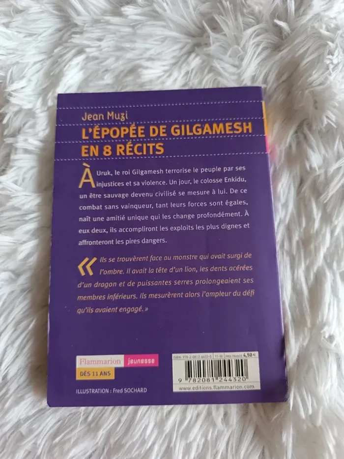 Livre L'épopée de Gilgamesh en 8 récits _ dès 11 ans _ Flammarion Jeunesse _ Jean Muzi - photo numéro 13