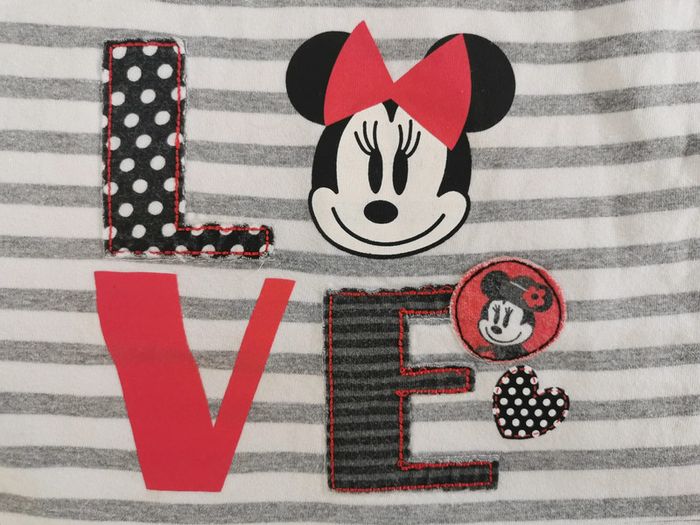 Tee-shirt 👸 croc top, Disney, Minnie, 6ans - photo numéro 2