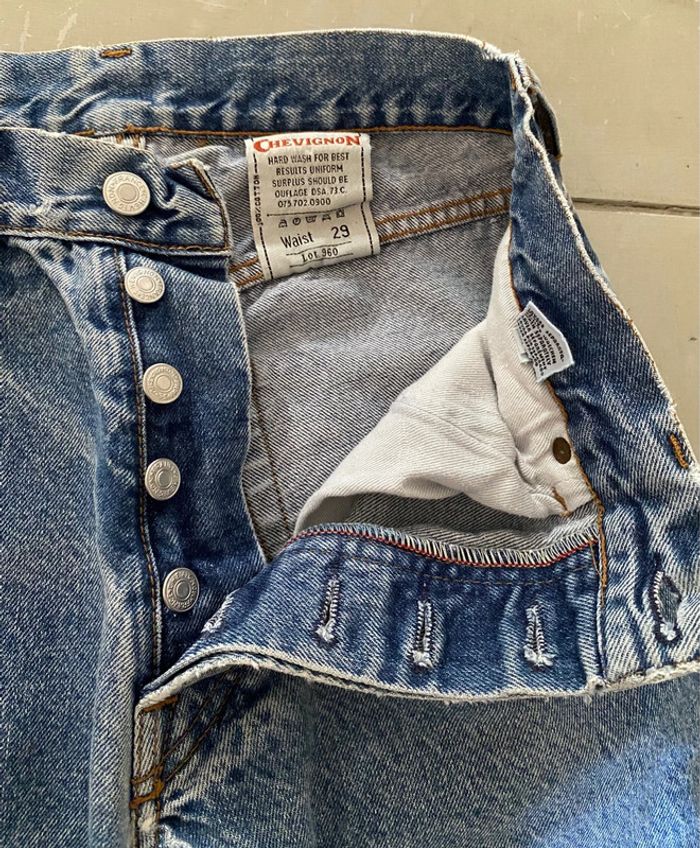 Jeans vintage Chevignon bleu W 29 US soit 36 France - photo numéro 12
