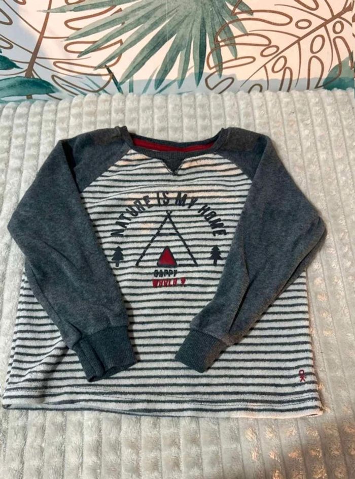 Haut de pyjama velours