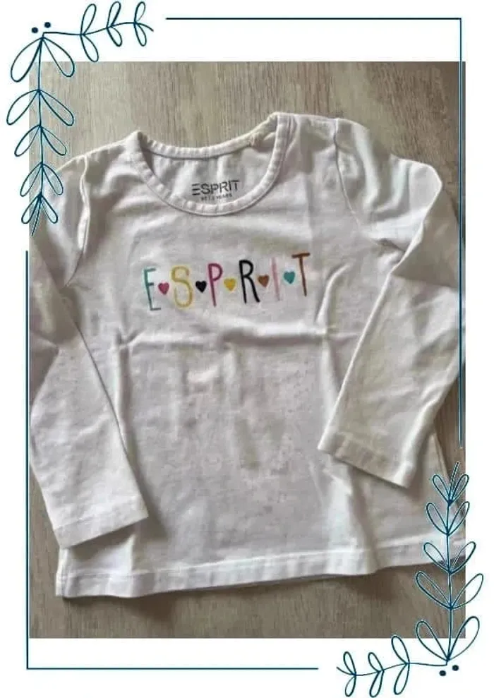 T shirt blanc esprit 2 ans 92 cm 🌼 - photo numéro 2