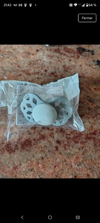 Tétine BIBS symétrique silicone taille 2