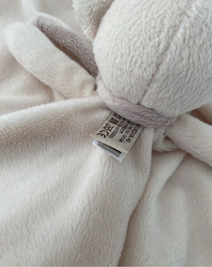 ❤️B5148  Doudou plat Mouchoir Ours My First Teddy Beige BUKOWSKI - photo numéro 4