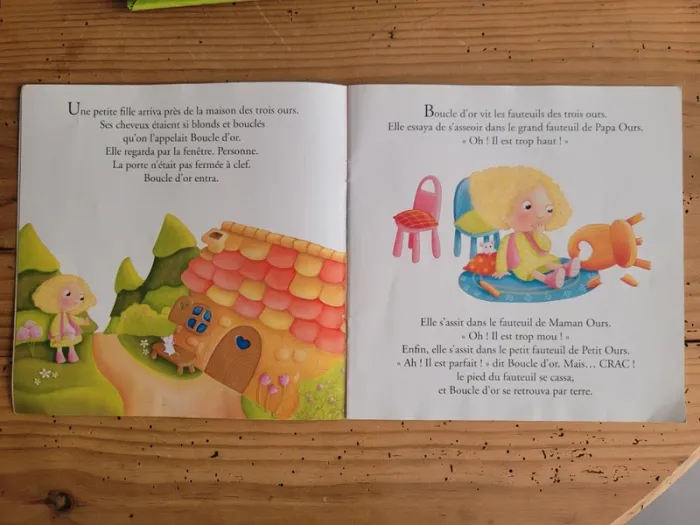 Livre Pop'up 3 petits cochons et Boucle d'or - photo numéro 3