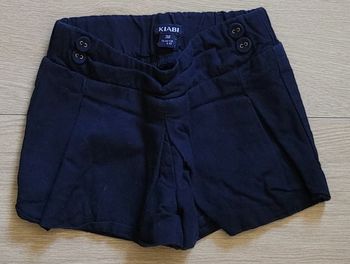 Short bleu marine "kiabi" 3M.
