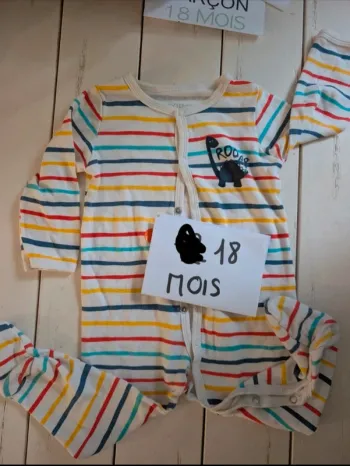 Pijama léger bébé garçon 18 mois