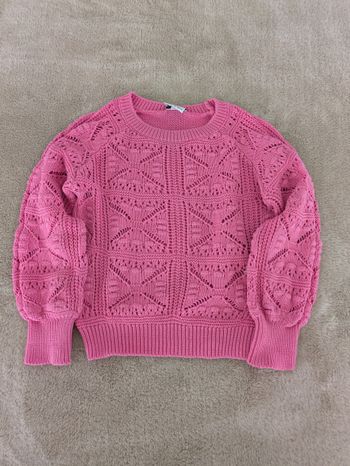 Magnifique Pull Rose Fushia Tape à l'Œil