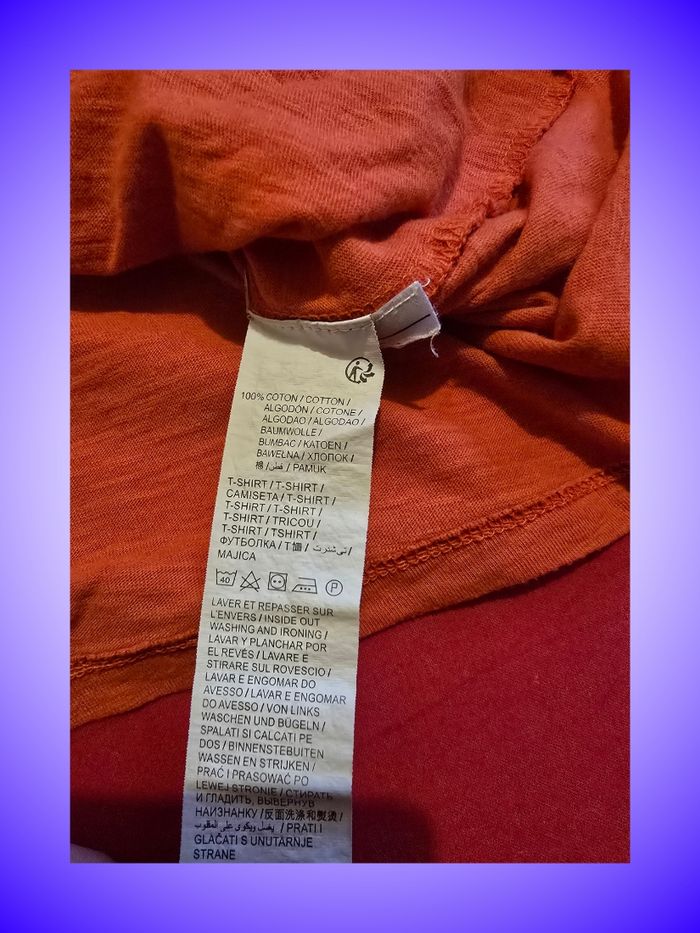 Débardeur Camisole Évasé Kiabi – Couleur Corail/Terre Cuite – Taille 42 XL 44 XXL – Très Bon État - photo numéro 4